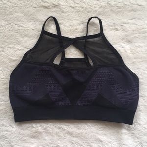 NUX Yoga Cutout Mesh Sports Bra
